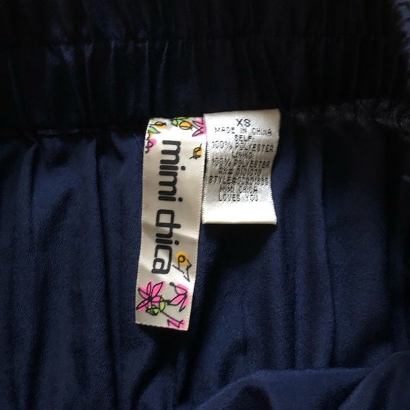 Nordstrom Navy Strapless Mini Dress - Picture 2 of 2